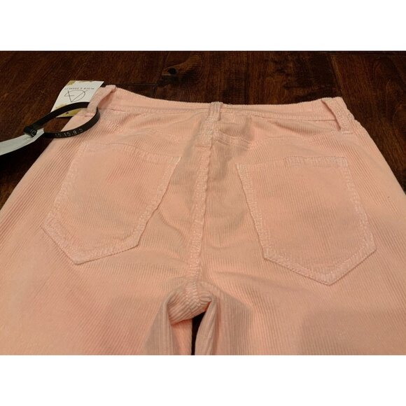 Current/Elliott Light Pink The High Waist Stiletto Corduroy Pants, Size 24, NWT! - Picture 5 of 6